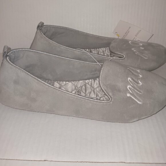 LC LAUREN CONRAD SLIP ON MA MA HOUSE SLIPPERS - Picture 6 of 10